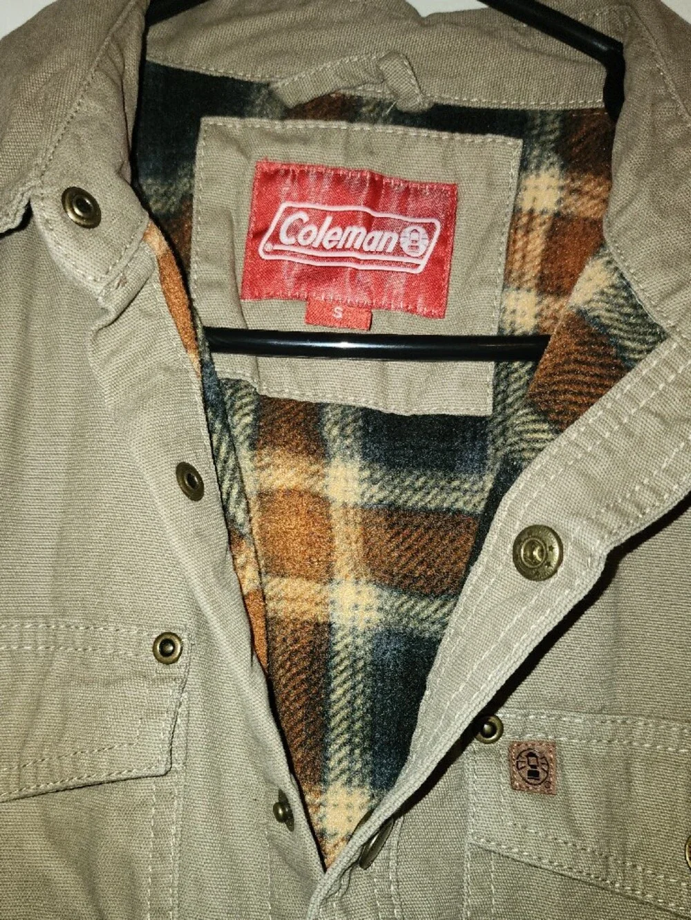 Coleman Work Jacket with Plaid Lining